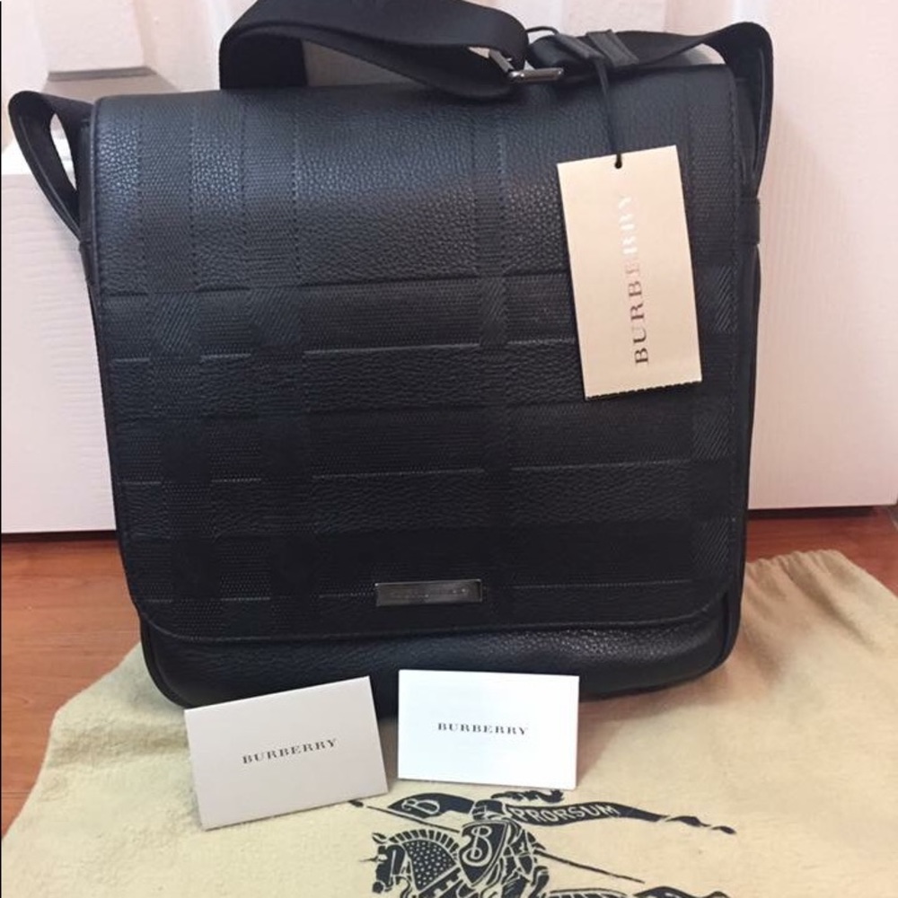 Authentic Burberry bag for men.